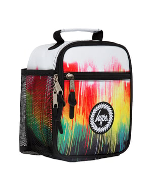 Bolsa de Almuerzo para Niños Gotas Multicolores | Caja Térmica Aislada para el Almuerzo Escolar 4.5L