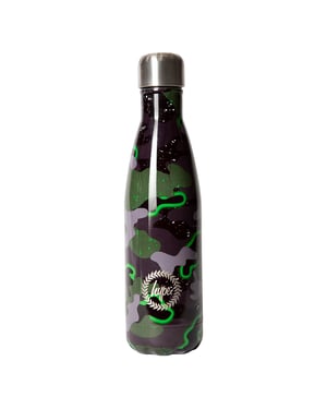Botella Térmica de 500ml | Acero Inoxidable Verde Camuflaje Aislada a Prueba de Fugas