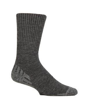 Calcetines de Lana para Personas Diabéticas para Hombre | Calcetines de Senderismo Acolchados de Gran Anchura