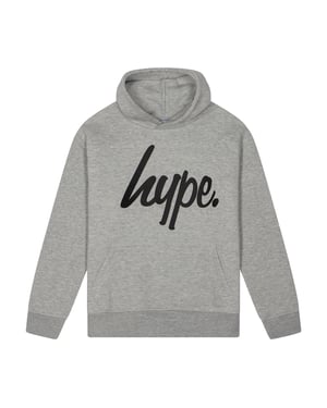 Sudadera con capucha para niños gris suave y casual, ajuste cómodo