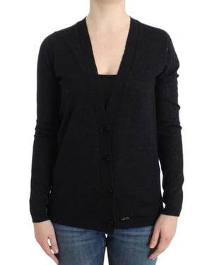 Cardigan de alpaca gris de Costume National