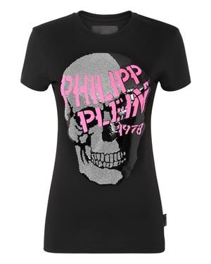 Camiseta Cuello Redondo Skull