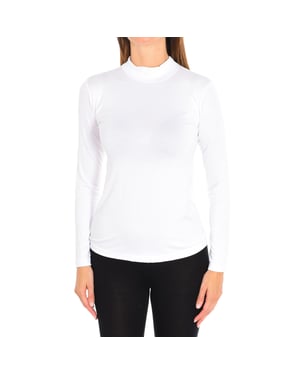 Camiseta Interior de Manga Larga de Bambú para Mujeres Q712