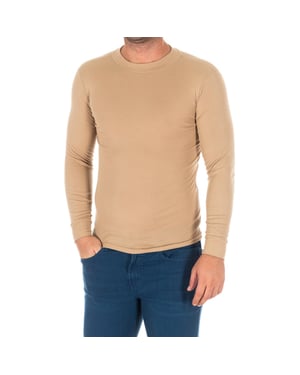 Camiseta de Hombre de Manga Larga y Cuello Medio 1625-H