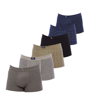Paquete de 6 unidades de bóxer para hombres KLBP6