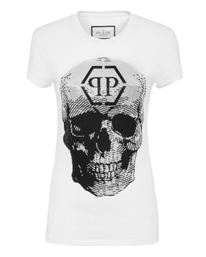 Camiseta Cuello Redondo Skull