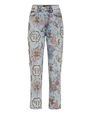 Vaqueros Boyfriend Fit Monogram