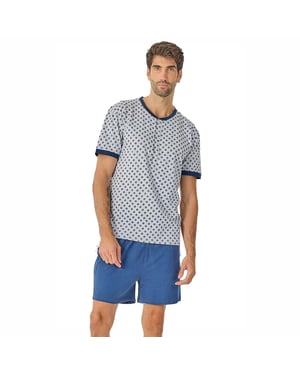 Pijamas de verano de manga corta para hombres JJB21