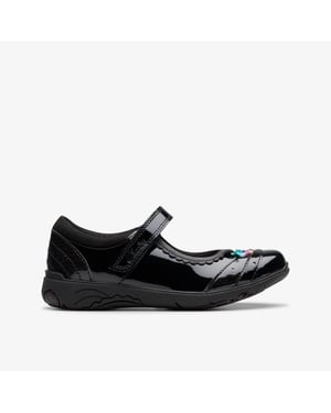 Relda Spark Kid Black Patent Zapatos