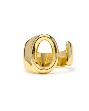 Luxenter Anillo acabado oro amarillo 18k - Alphabet