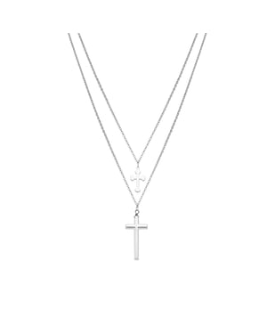 Collar Luxenter acabado en rodio - Frikca