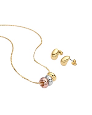 Luxenter Conjuntos acabado en Rodio, Oro Amarillo y Rosa de 18K - Khak