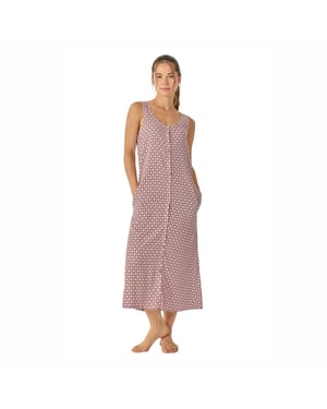 Camisón Largo Sin Mangas de Verano para Mujer JJB38
