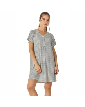Camisa de Noche de Verano para Mujer de Manga Corta JJB27