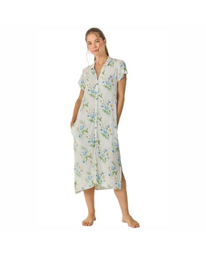 Vestido de Noche de Manga Larga Corta para Mujer de Verano JJB40