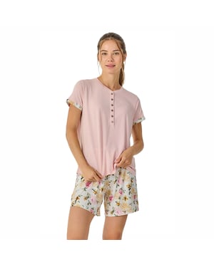 Pijamas de verano de manga corta para mujer JJB31