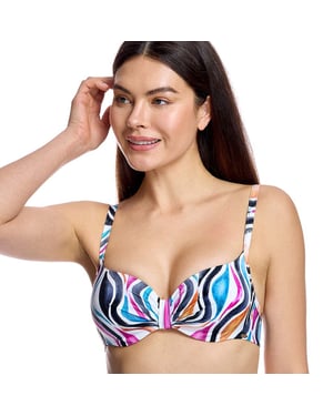 Sujetador de bikini con aros para mujer W260224
