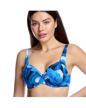 Top de bikini con aros para mujer y gran soporte W260401