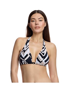 Top de bikini para mujer con copa triangular ajustable W262009