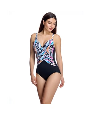 Traje de baño de mujer con escote cruzado W260270
