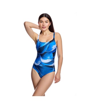 Traje de baño para mujer con escote recto y espalda descubierta W260481