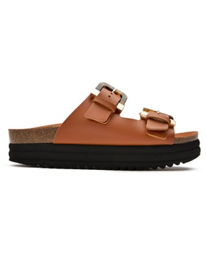 Sandalias Tortoiseshell con Plantilla Vegana V.gan de Ciruela
