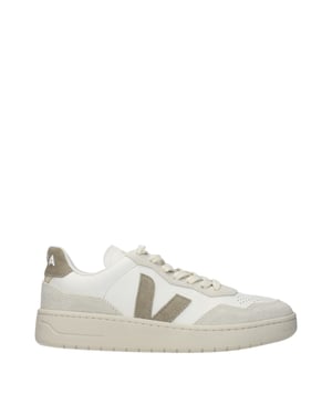 Zapatillas bajas de cuero blanco Veja