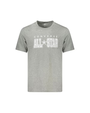 Camiseta de algodón gris para hombre de Converse