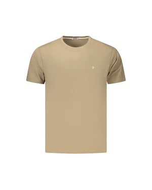 Camiseta de Hombre de Algodón Marrón Coveri Moving