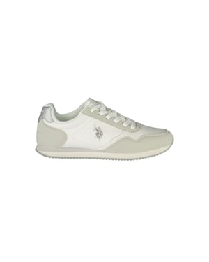 Zapatilla de mujer blanca de poliuretano U.S. POLO ASSN.