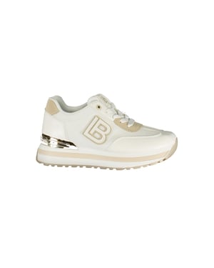 Zapatilla de Mujer de Poliuretano Blanca Laura Biagiotti