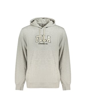 Sudadera de algodón gris para hombre Fila