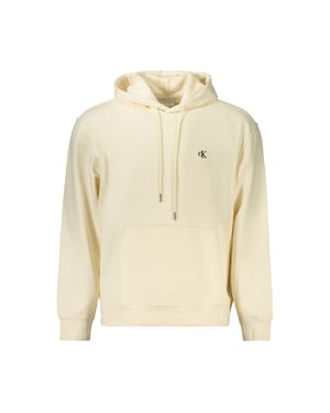 Sudadera de algodón beige para hombre de Calvin Klein
