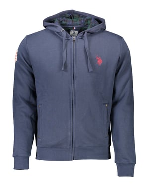 Sudadera de algodón azul para hombres U.S. POLO ASSN.