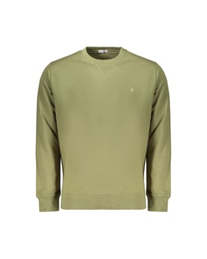 Sudadera de algodón para hombre Coveri Moving Verde