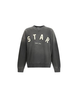Sudadera de algodón gris Golden Goose