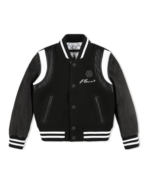 Bomber De Cuero Iconic Plein