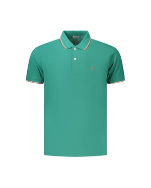 Camisa Polo de Hombre de Algodón Verde Movible Coveri