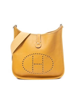 Hermès Evelyne I GM en  marrón Cuero de ternero