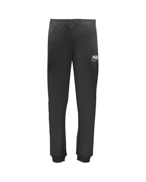 Pantalones de hombre de algodón negro Fila