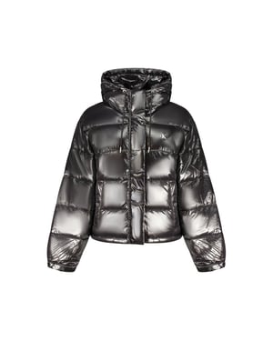 Chaqueta de mujer de poliéster negra Calvin Klein