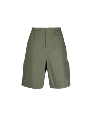 Pantalones cortos Bermuda de algodón bicolor Ambush