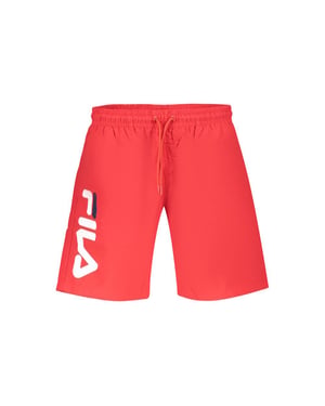 Shorts de baño Fila Rosso de poliéster para hombre
