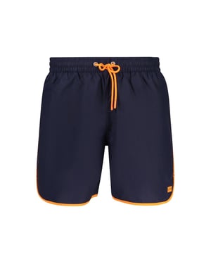 Noruega 1963 Blu Poliammida Bañador Boxer para Hombre