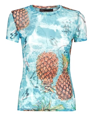 Camiseta Cuello Redondo Pineapple Skies