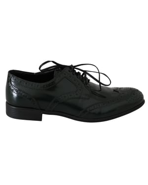 Zapatos Oxford Brogue de Piel Verde Dolce & Gabbana