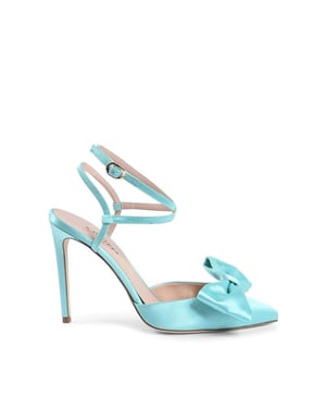 Dee Ocleppo Tacones de Satén Rosados