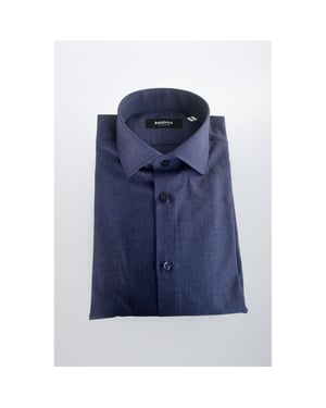 Camisa de Hombre Baldinini Trend Azul de Algodón
