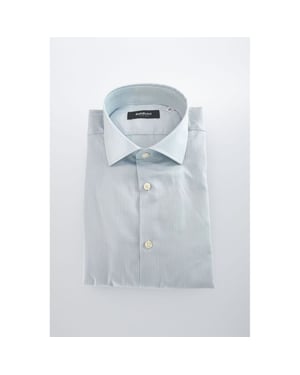 Camisa de Hombre Baldinini Trend Azul Claro de Algodón
