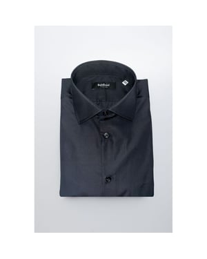 Camisa de Hombre Negra de Algodón Baldinini Trend